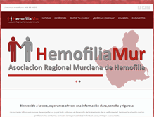 Tablet Screenshot of hemofiliamur.com